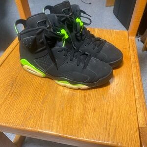Air Jordan retro 6s electric green